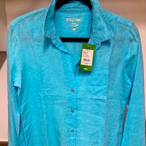 Lily Pulitzer NWT linen top